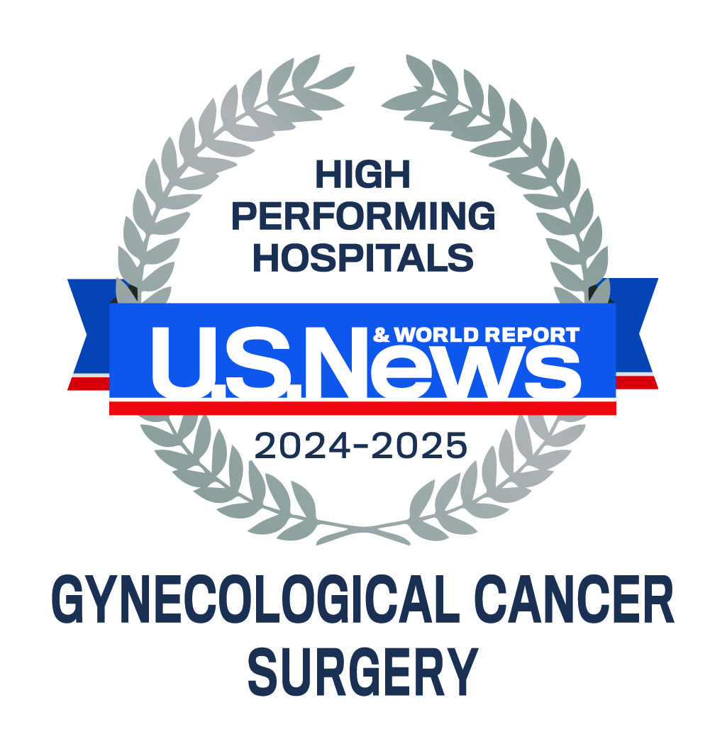 Gynecological cancer USNWR high performing badge