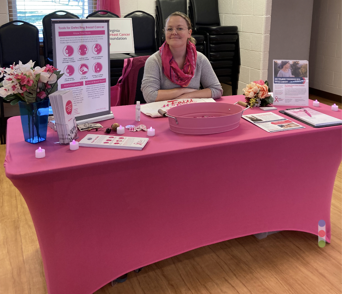 Nikki Jennings, the Virginia Breast Cancer Foundation resource coordinator. VBCF was a Massey Cancer Center Community Seed Grant recipient in 2022.