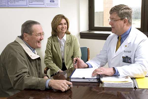 doctor with patients