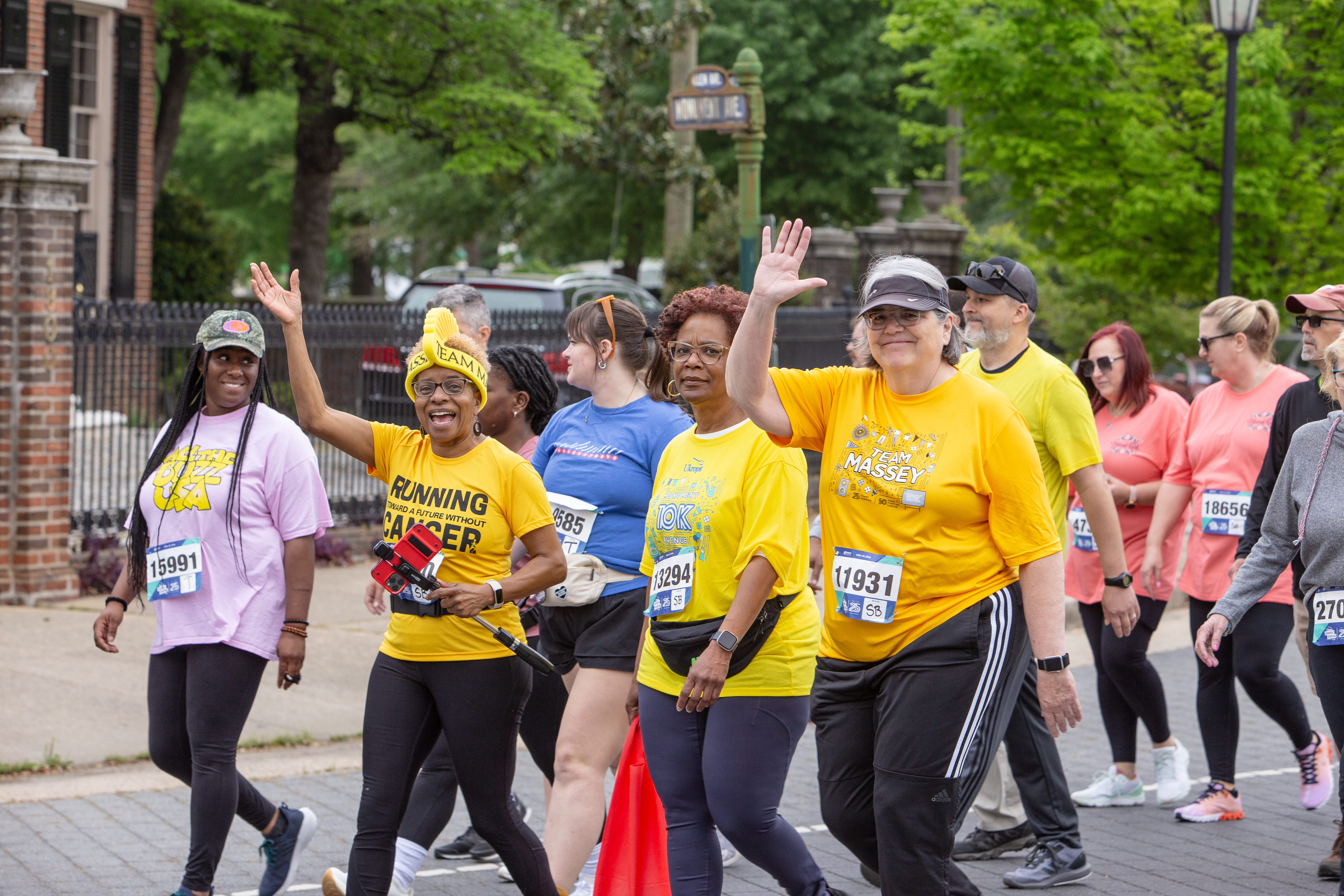 Image of Massey Mile participants during event