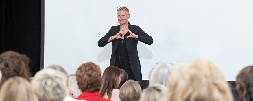 Elizabeth Gilbert speaking