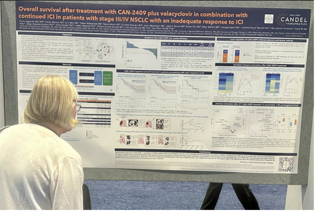 Data from a clinical trial funded by Candel Therapeutics presented at ASCO