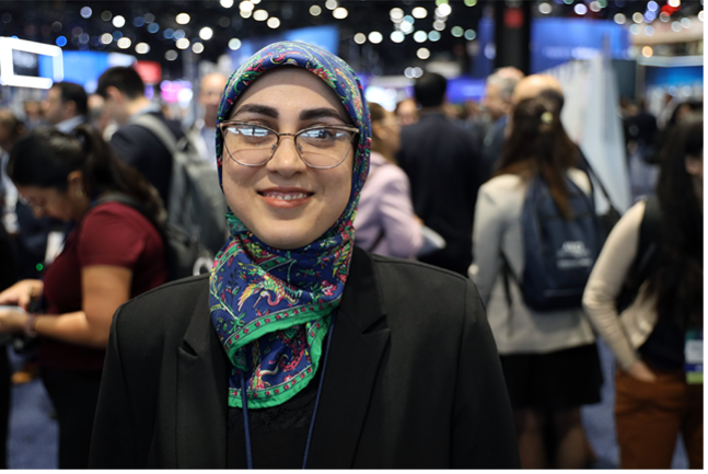 Zahra Hamedi pictured at 2024 ASCO Annual Meeting